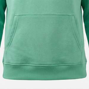 Unisex <b>Mint</b> <b>Green</b> Hooded Tracksuit Full Length Solid Color Casual Sweatshirt And Pants Set 100 Cotton Breathable Autumn Wear - Product Image 5