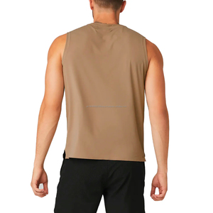 Custom Private Label Crop Ribbed Tank Top for Women Plus Size <b>White</b> Racer Back Crop Tops for Men - Product Image 2