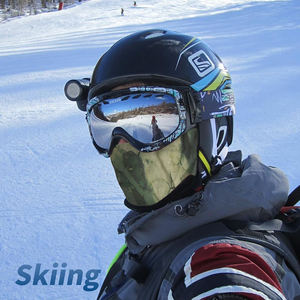 Vente en gros de masques de moto en camouflage de style Y2K de haute qualité, unisexe, pour la chasse, le sport, usage quotidien, coupe-vent, 100% polyester - Product Image 5