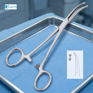 Pinza Hemostática Dandy de Punta Curva, Instrumento de Cirugía General con Certificación CE, Pinza Quirúrgica Manual - Product Image 3