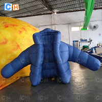 Modèle de veste gonflable géante publicitaire, modèle de vêtements gonflables personnalisés pour la publicité