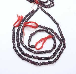 Natural Rhodolite <b>Garnet</b> Smooth Square Shape Beads 5-6MM Pink <b>Garnet</b> Gemstone Chicklet Plain Beads 12 Inch <b>Garnet</b> Beads Jewelry - Product Image 3