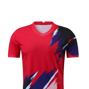 Conjunto de Uniforme de Fútbol Sublimado con Cuello en V para Damas, Manga Corta, Material de Poliéster, Conjunto de Uniformes de Voleibol - Product Image 5