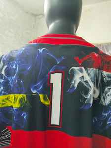 Superbe fabrication Sialkot Pakistan, vêtements de sport Long Mission, chemise de baseball sublimée avec 2 boutons, chemise de baseball personnalisée. - Product Image 6