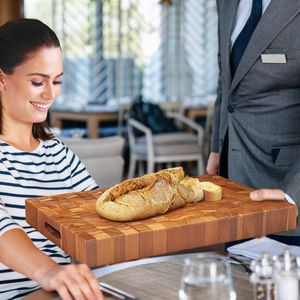 Grande Tagliere Ecologico in Legno con Finitura a Grana Fine, con Cere e Oli Naturali - Product Image 2
