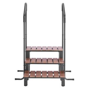 Scaletta per Spa/Minipiscina Gonfiabile Rinforzata a 3 Gradini, con Corrimano, Larga 25,2 Pollici, per Esterni, Modello 550 - Product Image 1