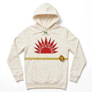 NEXTEX Woman's Geometric Sunrise Print <b>Hoodie</b> <b>Red</b> Sunburst Pullover Kangaroo Pocket Drawstring Hood Casual - Product Image 6