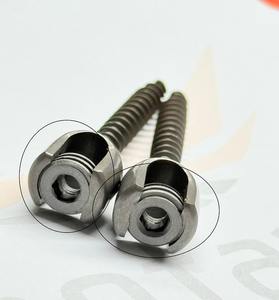 Tornillos pediculares monoaxiales de titanio de 5.5 mm para fijación espinal, autorroscantes - Product Image 2