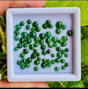 Natural Myanmar <b>Jade</b> Green Round Oval Shapes Gemstones Loose Stones For Jewelry Making <b>Rings</b> Pendants High Quality - Product Image 3