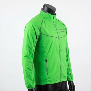 Veste de course unisexe légère coupe-vent à col montant, tissée, séchage rapide, pour le sport - Product Image 1
