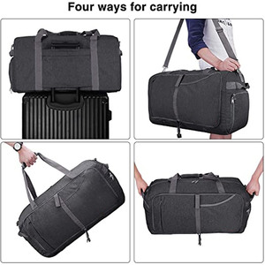 Bolsa de Gimnasio Grande, Bolsa de Viaje con Interior Espacioso, Bolsillo Frontal y Correa de Hombro Ajustable - Product Image 5