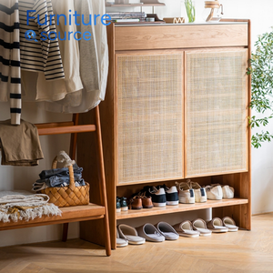 ชั้นวางรองเท้าสไตล์พรีเมี่ยมที่ทันสมัยพร้อมที่จัดเก็บของขนาดใหญ่สำหรับอพาร์ทเมนต์ในโรงแรมและสำนักงานที่สร้างขึ้นในโรงงานเวียดนาม - Product Image 4