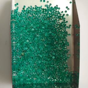 พลอยออนิกซ์สีเขียวธรรมชาติ 1.5 มม. ทรงกลมเจียระไนแบบบริลเลียนท์ คุณภาพดีที่สุด พลอยหลวมสำหรับทำเครื่องประดับ รีดดิ้งเมาน์เทน เจมส์ R1GORDCT15 - Product Image 3