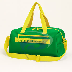 Sac de voyage week-end premium Chi Eta Phi CEPhi Sorority, sac de sport en nylon de haute qualité pour les voyages et la salle de sport, design de logo personnalisé - Product Image 2