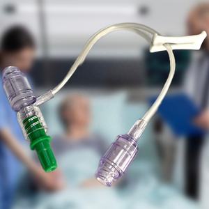 20A039 Componentes médicos moldeado por inyección HDPE ventilado hembra Luer Cap en verde - Product Image 6