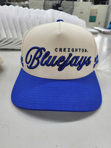 ผลิตในโรงงานเวียดนาม, หมวกเบสบอลผ้าฝ้ายสองสีแบบ 5 แผงปักโลโก้ปรับได้, แฟชั่นสปอร์ตสำหรับวัยรุ่นใส่ได้ทุกวัน - Product Image 1