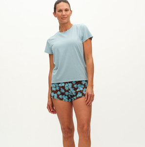 T-shirt en coton et élasthanne de haute qualité pour femme, coupe décontractée, extensible, vente en gros du fabricant - Product Image 5