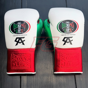 Gants d'entraînement de boxe personnalisés |   Cuir véritable |   Évacuation de l'humidité Séchage rapide |   Fermeture à lacets avec boucle auto-agrippante - Product Image 2