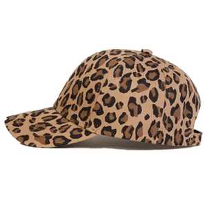 Leopard Print Baseball <b>Cap</b> Unisex Adult Casual Spring Summer Breathable Polyester Cotton Adjustable Fashion Hat - Product Image 3