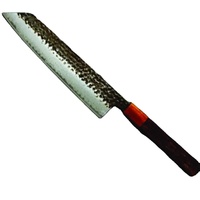 Couteau de chef Jexmoo personnalisé fait main en acier Damas, lame de 8 pouces, épaisseur de 3,0 mm, manche en bois ambidextre, design moderne