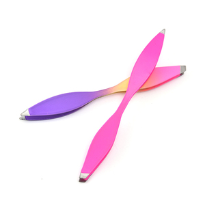 Pinzas Profesionales de Alta Moda para Cejas, de Acero Inoxidable Colorido y Ecológico, con Punta Puntiaguda, Mango Cómodo y Precisión para el Cabello - Product Image 3