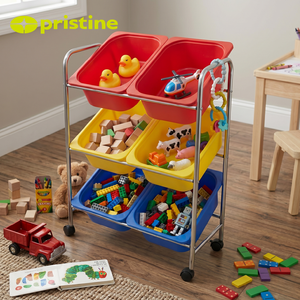 กล่องเก็บเครื่องมือโลหะแบบมีล้อ 6 ลิ้นชัก ดีไซน์ทันสมัย เงางาม รูปทรงสี่เหลี่ยม ประกอบเองได้ - Product Image 6