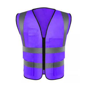 Chaleco de Seguridad Rosa Personalizado OEM/ODM con Tiras Reflectantes y Múltiples Bolsillos, con Opción de Logotipo y Diseño Personalizados - Product Image 5