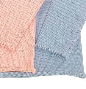 Cardigan Enfant Personnalisé en Coton Doux 100% Tricoté à la Main 9GG avec Manches Bouffantes Imprimé Animal Couleur Unie Mignon Bébé Automne Vente en Gros - Product Image 5