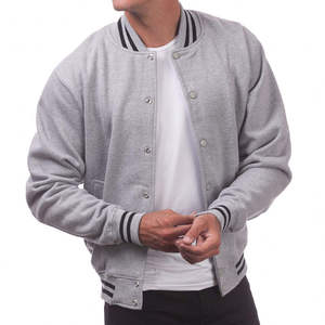 Veste universitaire en polaire pour homme à manches longues avec logo personnalisé, dernière collection, service OEM disponible. - Product Image 2