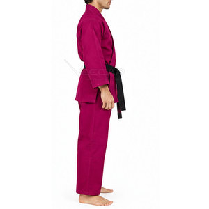 Uniforme de karaté, vêtements pour cours d'arts martiaux, veste d'entraînement en tissu doux au toucher, bas assorti pour la pratique régulière - Product Image 3