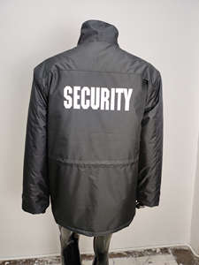 Chaqueta Safari de Invierno para Hombre, Recubierta de Mezclilla, Cuero Genuino, Grosor Estándar, Cuello Alto, Impermeable, Botones de Cuerno, Servicio OEM - Product Image 3