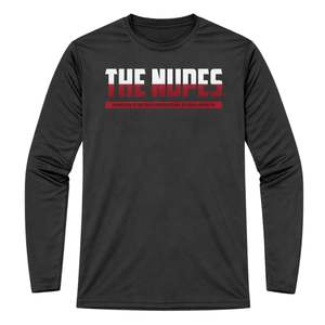 Maglia a Maniche Lunghe Kappa Alpha Psi The Nupes DriFit Grigio Antracite, Abbigliamento per Fraternità Greca con Vestibilità Atletica e Comfort Traspirante - Product Image 4