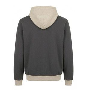 High Quality Custom Logo Two-Tone Hoodie Men's Contrast Hood Oversized Fleece Hooded Sweatshirt For Winter - Product Image 6