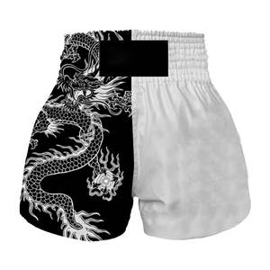 Pantalones Cortos de Muay Thai de Secado Rápido para Hombre con Logotipo Personalizado, Pantalones Cortos de Lucha MMA Hechos a Medida con Impresión por Sublimación - Product Image 4