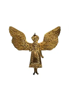 Sculpture murale cygne en laiton vintage, figurine d'oiseau en métal doré élégante, décoration intérieure moderne, artisanat de luxe en gros - Product Image 6