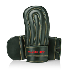 Gants de boxe en cuir |   Conception ergonomique incurvée |   Mousse à triple densité |   Bracelet de poignet réglable |   Unisexe |   Adulte - Product Image 6