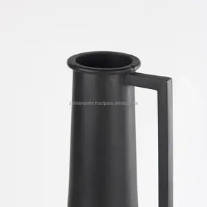 ซาฮิด เอ็กซ์พอร์ต แจกันดอกไม้โลหะวินเทจทรงสี่เหลี่ยม งานศิลปะระดับโลกที่เป็นที่นิยมในอินเดีย เป็นมิตรกับสิ่งแวดล้อม เหมาะสำหรับตกแต่งบ้าน พร้อมบริการดรอปชิปปิ้ง - Product Image 3