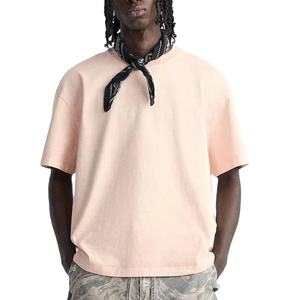 Haute qualité 100% coton personnalisé Logo vierge T-shirt pour hommes respirant à manches courtes hommes Jersey col rond couleur unie coupe ample - Product Image 1