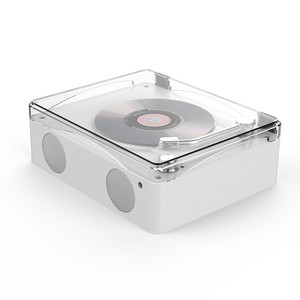 Factory Custom Vintage Mini <b>Record</b> <b>Player</b> Turntable Built In Dual Stereo <b>Speaker</b> Portable Wooden Phonograph With Dust Cover For - Product Image 2