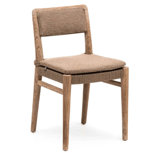 Modern Teak Wood <b>Dining</b> <b>Chairs</b> Durable for Home Villa Restaurant Use - Product Image 2