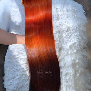 Extensiones de cabello humano brasileño Natural de un donante Premium Color personalizado hueso recto HD encaje Super grueso cutícula alineada paquete - Product Image 1