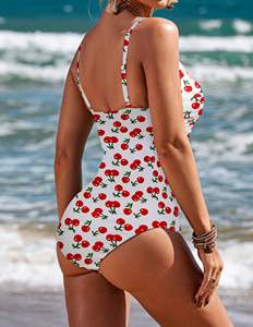 Traje de Baño Sublimado Antiarrugas de Alta Calidad para Mujer, Última Moda, Ligero, Cómodo, Traje de Baño Sublimado de Venta Caliente - Product Image 2