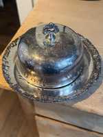 Vintage ijzeren ecovriendelijke boterbus met deksel, elegant, vaatwasserbestendig, verwarmbaar, oplossing voor keukenopbergruimte