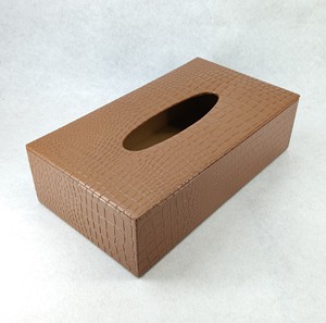 Boîtes à mouchoirs en cuir à imprimé animal, porte-serviettes, couvercles de rangement, support de table, décoration pour hôtel, salon, logo personnalisé, dîner, dressing - Product Image 4