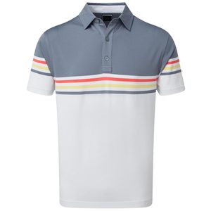 Chemise à manches courtes pour homme, bicolore blanc et bleu clair, avec logo sur le devant, coupe décontractée, en tissu tricoté, service OEM - Product Image 6