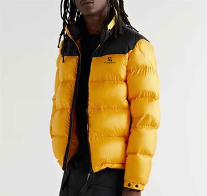Men's Custom Bubble <b>Jacket</b> Winter Warm <b>Padded</b> Coat Shiny Quilted <b>Hooded</b> Puffer Outdoor Casual Fashion Wear 2026 - Product Image 2