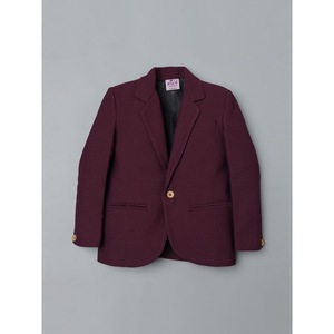 เสื้อเบลเซอร์เด็กผู้ชายสีแดงเลือดหมูแบบมีลาย - Product Image 1