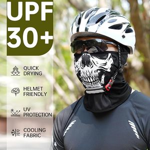 Balaclava de Ciclismo Refrescante de Verano al por Mayor OEM ODM con Estampado de Calavera Fantasma, Máscara Facial Táctica para Paintball, Casco de Moto, Pesca Diaria - Product Image 2