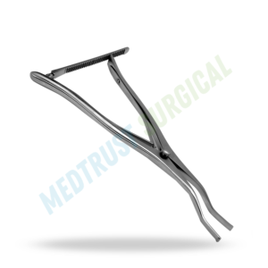 Écarteur de lamelles offset standard, instrument chirurgical neurochirurgical pour la décompression lombaire et postérieure - Product Image 3