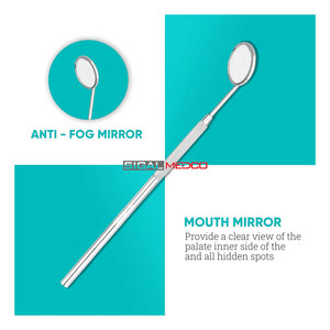 Removedor de Placa Dental Profesional, Juego de 5 Piezas, Manual, Acero Inoxidable, Agarre Ergonómico, Kit de Limpieza Dental y Reparación de Rellenos Dentales - Product Image 3